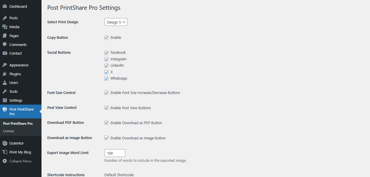 Dashboard Screenshot